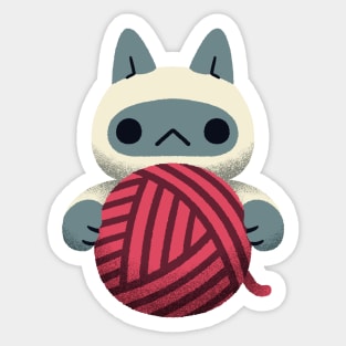 Yarn Kitty - Blue-Point Sticker